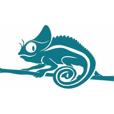 ON-DESIGN Potisk CHAMELEON Barva: tmavý tyrkys, Velikost motivu: A5