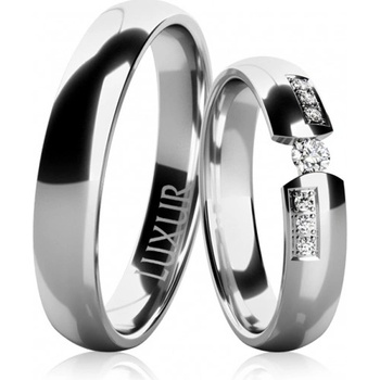 Luxur Snubní prsteny Colin L 4 H 1