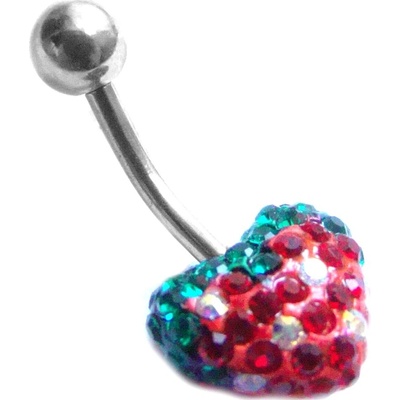 Steel Jewelry piercing jahoda z chirurgické oceli PR121152