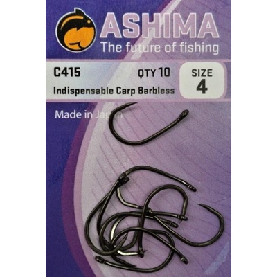 Ashima C-415 Super Indispensable Barbless vel.2 10 ks