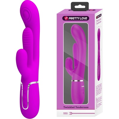 Pretty Love Shania Triple Rabbit Vibrator Pink