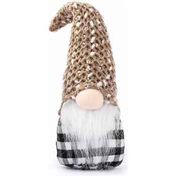 Плюшен Коледен Гном с кафява шапка, 25 см (46606-4)