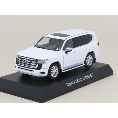 Kyosho Toyota Land Cruiser ZX 2021 bílá časopis s modelem 1:64