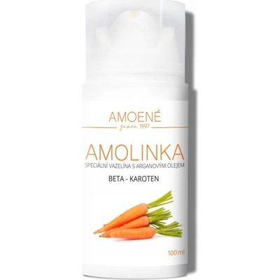 Amoené Amolinka luxusní vazelína s Arganovým olejem a betakarotenem 100 ml