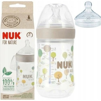 Nuk kojenecká láhev pro Nature hnědá 260ml
