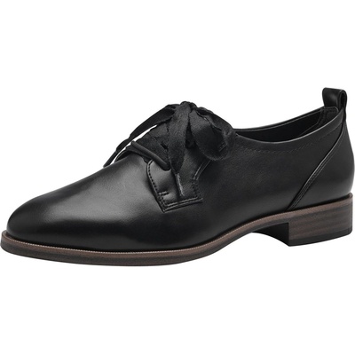 Tamaris Обувки с връзки черно, размер 41