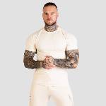 GymBeam Тениска TRN Fitted Sand XXXL