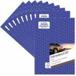 Avery Zweckform 223-10 softcover car logbook (tax office recognized, DIN A5 210x148mm, 80 pages, 858 trips, Germany & Austria, delimitation of private/business trips) pack of 10
