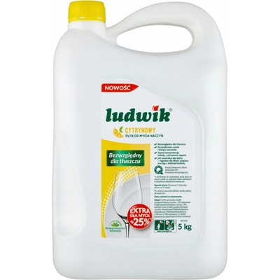 Ludwik Tekutý prostředek na mytí nádobí citron 5 l