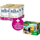 Dojčenské mlieka Beba 4 Comfort HM-O 6 x 800 g + LEGO Duplo Town Buldozér