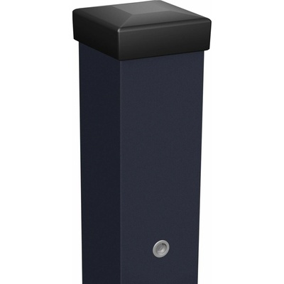 Imperial Plotový stĺpik pre bránu a bránku, antracitová sivá, RAL 7016, 220 × 10 x 10 cm, oceľ, W3476