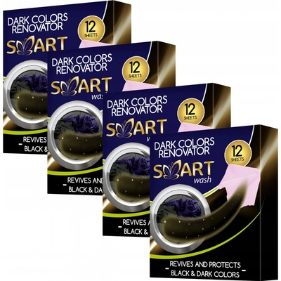 SMART WASH BLACK Renovace tmavých barev 12 ks