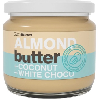 Image 1 of GymBeam Almond Butter with Coconut and White Choco [340 грама]