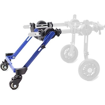 Walkinpets Mini invalidný vozík pre psa Predné kolesá B3:4" gumené kolesá