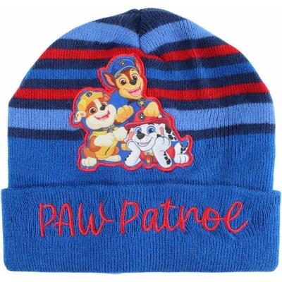 UNITED LABELS Chlapčenská zimná čiapka Labková patrola Paw Patrol modrá