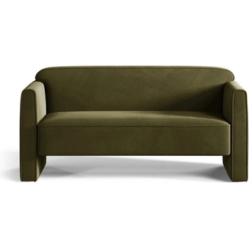 Micadoni Зелен кадифен диван 140 cm Abby - Micadoni (MIC_2S_44_F1_ABBY4)