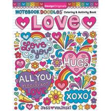 Notebook Doodles Love: Coloring & Activity Book Volinski Jess