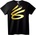 NOONEBRAND Тениска Златно S Лого - 2XL, Black
