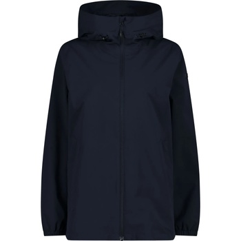 CMP Дамско водоустойчиво яке CMP Women's ClimaProtect Jacket Fix Hood Parka - Black Blue - размер 36 (EU) (104-5356-0312)