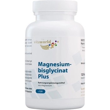 Image 1 of vitaworld Magnesium bisglycinate plus 333 mg [120 капсули]