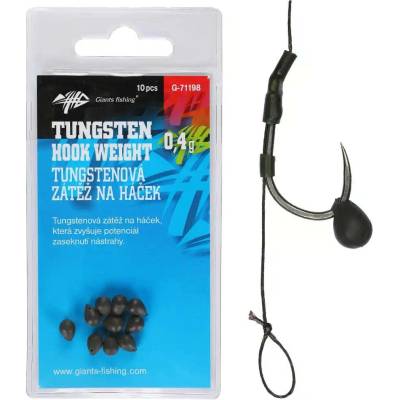 HOBBY-G - Zátěž na háček Tungsten Hook 0,4 g 10 ks