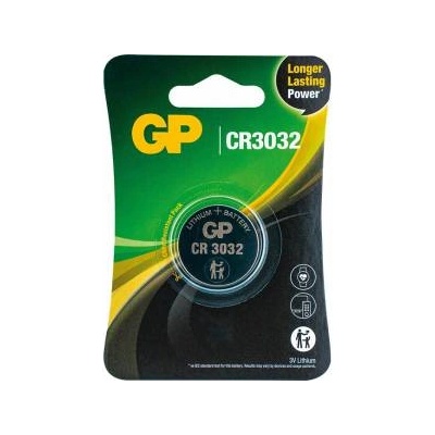 GP Batteries Литиева бутонна батерия gp cr-3032 3v 1 бр. в блистер /цена за 1 бр. /, gp-bl-cr3032-cpu1