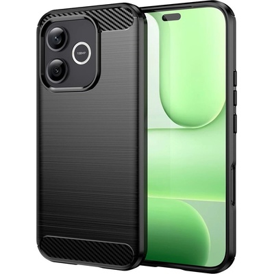 Huawei Карбонов TPU Калъф за Honor 600 Lite 5G - Четкана текстура, Антиотпечатък, 3 цвята