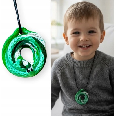 Jellystone Designs Uklidňující přívěsek Had zelený