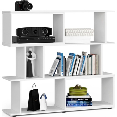 Ak furniture Knižnica FIX mini biela