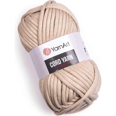 Pletací / háčkovací příze YarnArt CORD YARN 753 krémová, jednobarevná 250g/73m