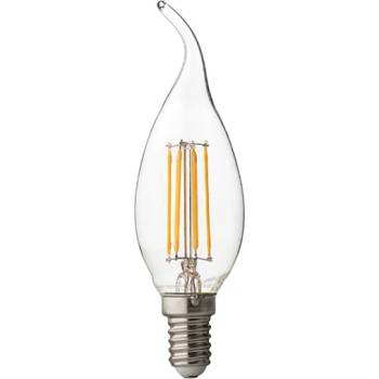 UltraLux Led ЛАМПА filament 4w e14 360° 4200k ПЛАМЪК ДИМИРАЩa (lff41442d)