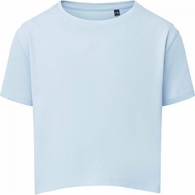 TriDri® Volné dívčí crop top boxy tričko