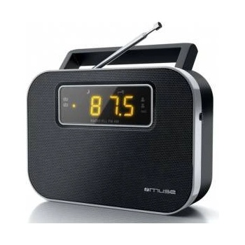 Muse M-081R Black, Alarm function, 2-band PLL portable radio