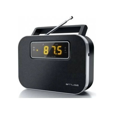 Muse M-081R Black, Alarm function, 2-band PLL portable radio