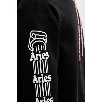 Aries Памучен суичър Aries Column Column Hoodie AR20010 PALE MINT (AR20010)