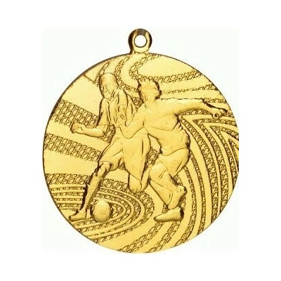 MMC1340/B Medaila futbal pr.40 mm hr.2 mm bronz 4x0 2 cm