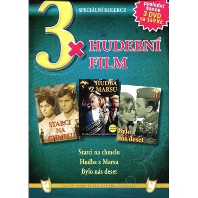 Multiland Hudební film (Starci na chmelu, Bylo nás deset, Hudba z Marsu) - 3DVD (050136)