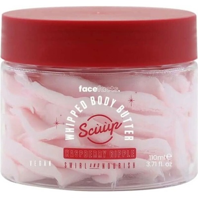 Face Facts Scuup Raspberry Ripple Whipped Body Butter šlehané tělové máslo s vůní maliny 110 ml