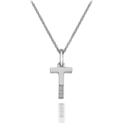 Hot Diamonds Strieborný prívesok Micro T Clasic DP420