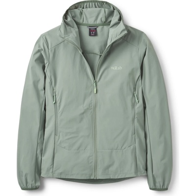 Rab Дамско софтшел яке Rab Women's Borealis Hoody Softshell jacket - Dark Fig Green - размер 42 (EU) (103-2527-0514)