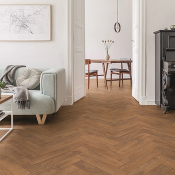 Kronospan Ламиниран паркет 8573 ДЪБ ХАРЛЕХ HERRINGBONE Small 8мм - 32/AC5/4V ФУГА / 630х126мм (GS8573)