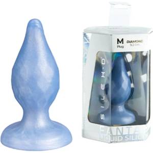  Фентъзи анален плъг, термореактивен ефект, 9, 2см. - SilexD Diamond Anal Plug (D-245457)
