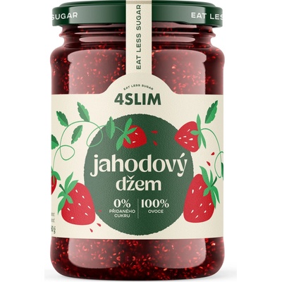 4Slim 100% džem jahodový 280 g – Hledejceny.cz