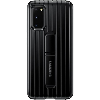 Samsung Protective Standing Cover EF-RG980CB - оригинален хибриден кейс за Samsung Galaxy S20 (черен)