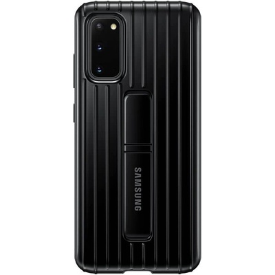 Samsung Protective Standing Cover EF-RG980CB - оригинален хибриден кейс за Samsung Galaxy S20 (черен)