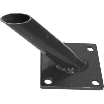 Základová patka na plotovou vzpěru, průměr 38 mm, antracitově šedá