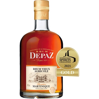 Depaz Rhum Vieux Agricole Plantation 45% 0,7 l (čistá fľaša)