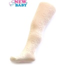 New Baby Žakarové punčocháče béžové