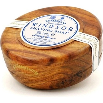 D.R. Harris Windsor mýdlo na holení v dřevěné misce mahagon 100 g