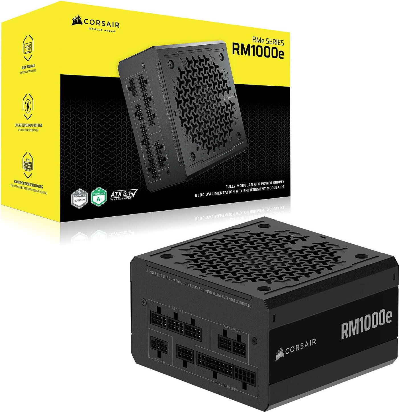 Corsair RMe Series 2025 RM1000e 80 PLUS Gold 1000W (CP-9020297-EU)